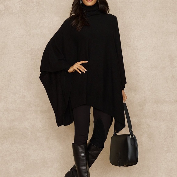 Soft Poncho Sweater with Lace Detail- NWOT-Pretty! - Picture 15 of 16